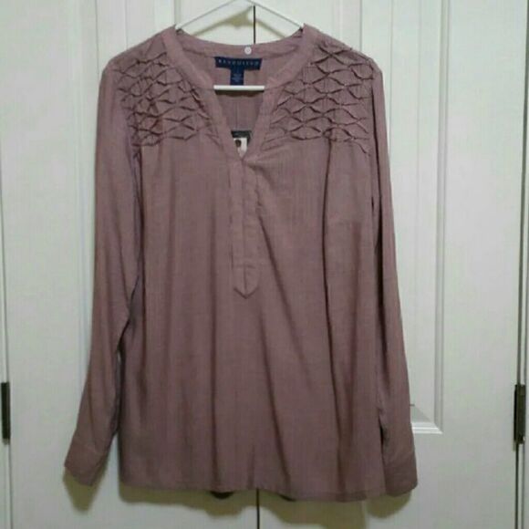 Bandolino Trinity Roll Long Sleeve Top Size Small - Picture 1 of 8